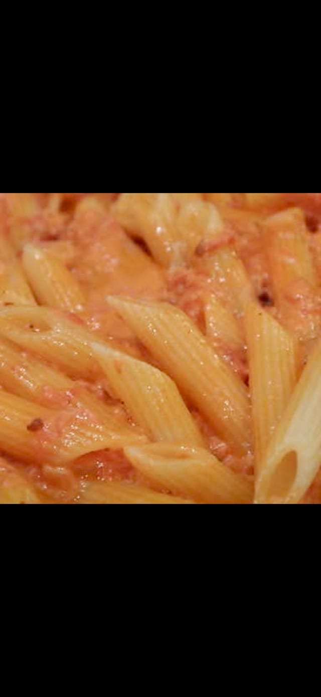 Vodka w/ Pasta.