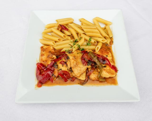 Chicken Scarpariello.