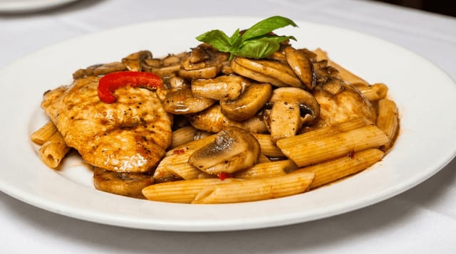 Chicken Marsala.