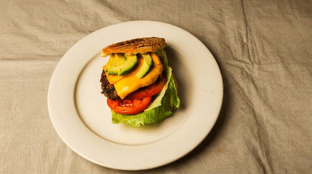 Nonna's Angus Burger.