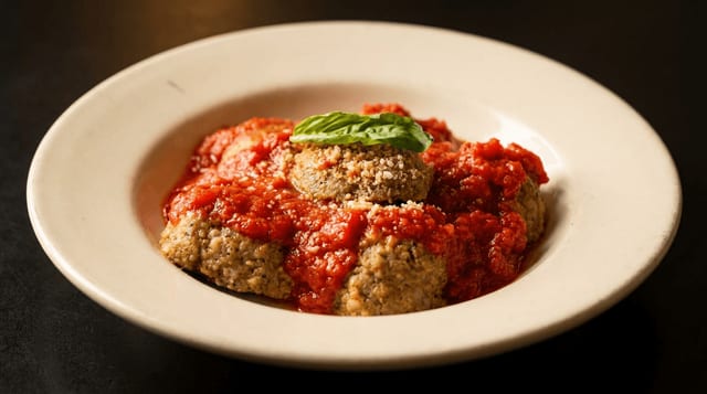 Nonna's Secret Meatballs.